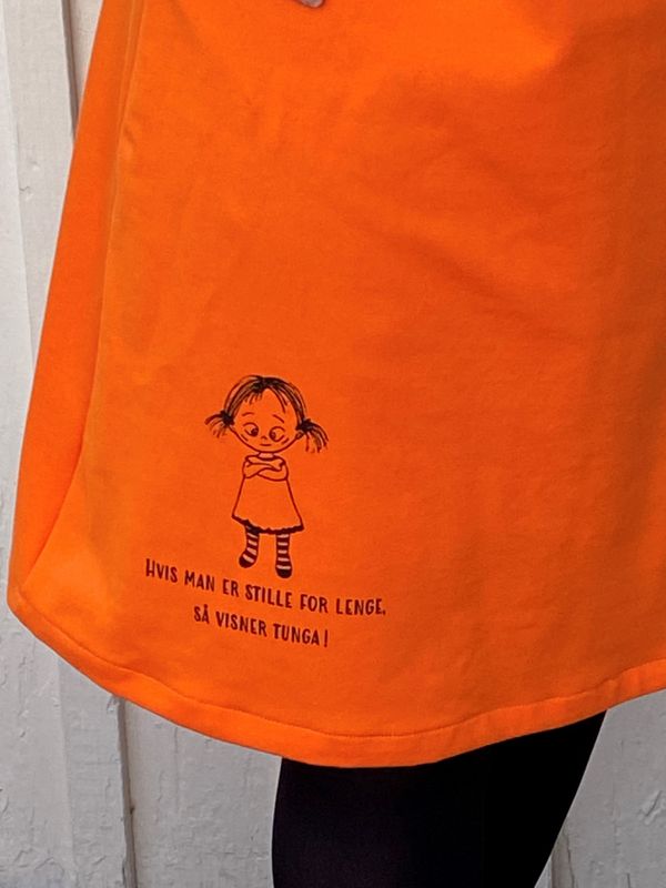 Stille for lenge❤️ jerseykjole_oransje/grønn/rosa