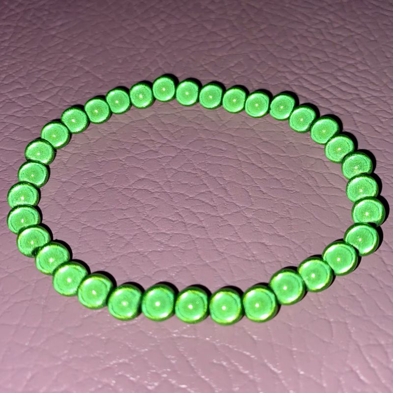 6 mm perler armbånd_Grønt