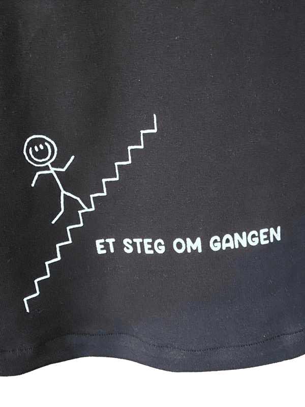 Et steg - jerseyskjørt- VALGFRI FARGE
