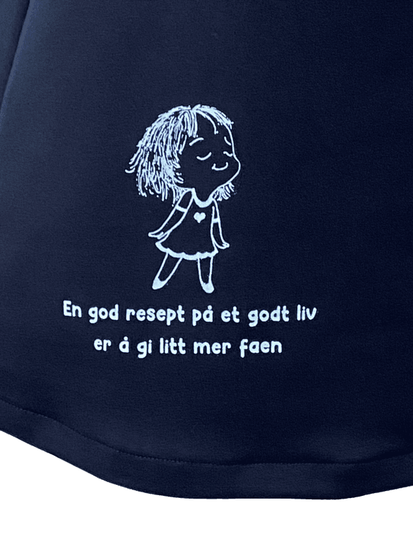 En god resept - jerseyskjørt- VALGFRI FARGE