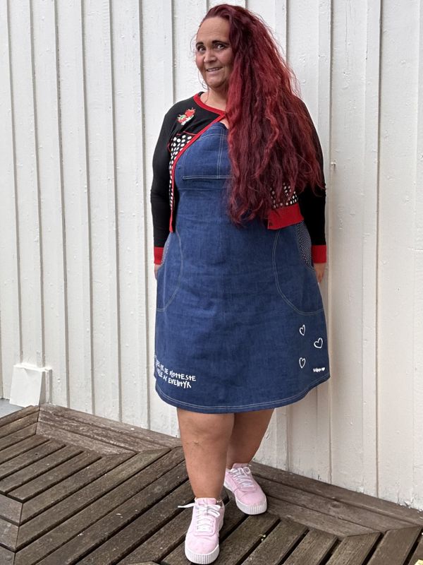 Hverdager❤️Snekkerkjole mørkeblå